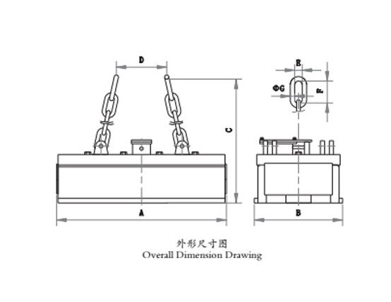 矩形電磁吸盤(pán)設(shè)計(jì)圖紙